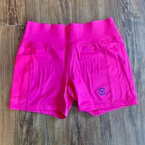 Virus Int high waisted compression shorts